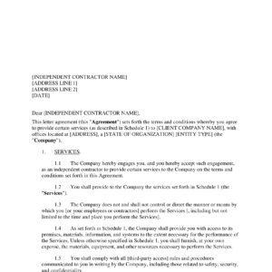 Independent Contractor / Consultant Agreement (Pro-Client) — Florida Specific
