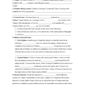 Net Lease for Entire Property