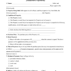 Sales Contract